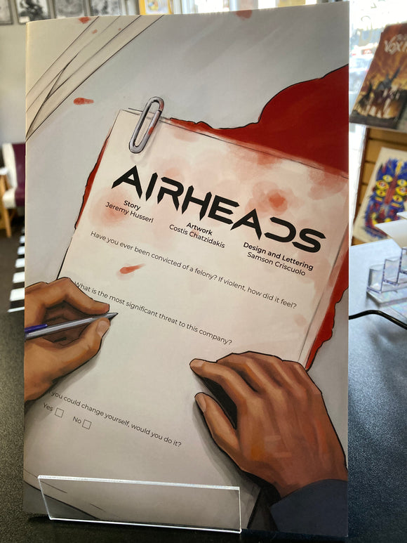 (C) Jeremy Husserl/Costis Chatzidakis - Airheads - comic book