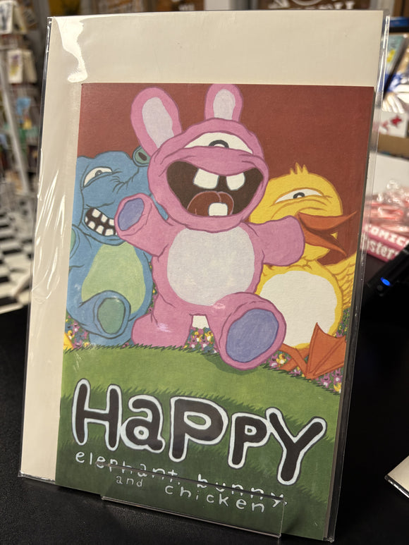 (OOP) Josh Simmons - Happy: Elephant, Bunny, and Chicken - comic book