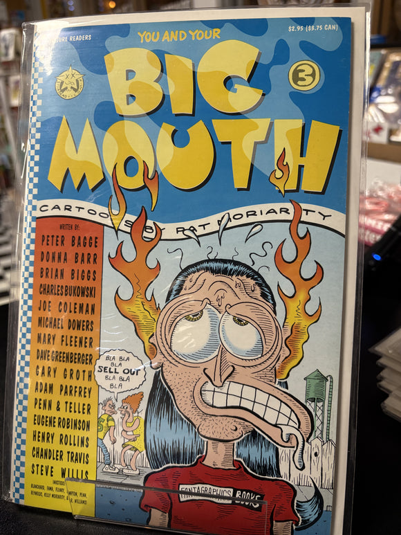 (OOP) Pat Moriarity - Big Mouth #3 - comic book