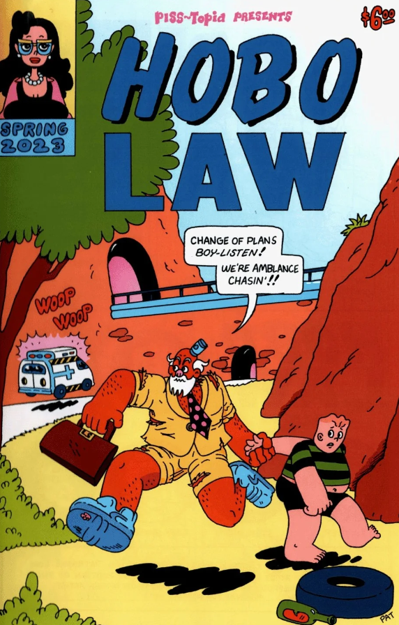 Piss Topia - Hobo Law - comic book