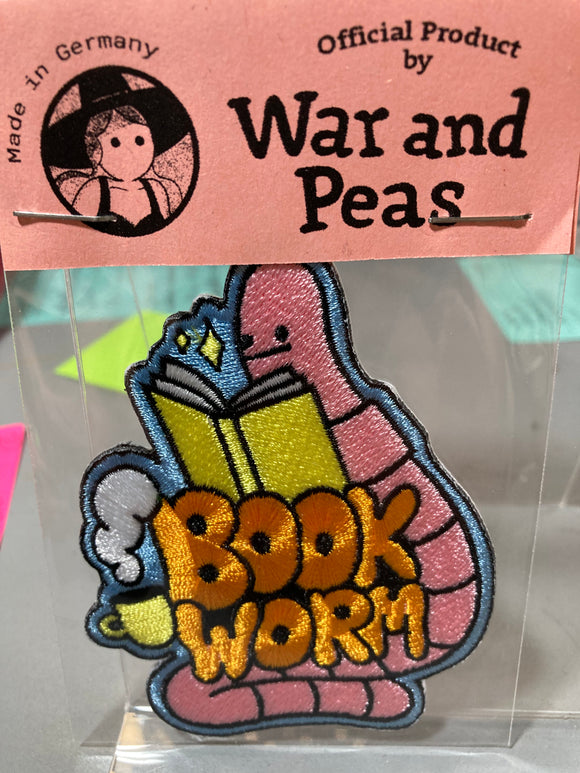 War and Peas (Elizaberth Pich/Jonathan Kunz) - Book Worm Patch