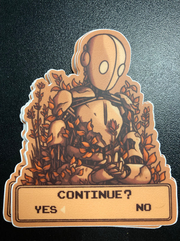 (C) Stephen Willey - Continue? - Sticker